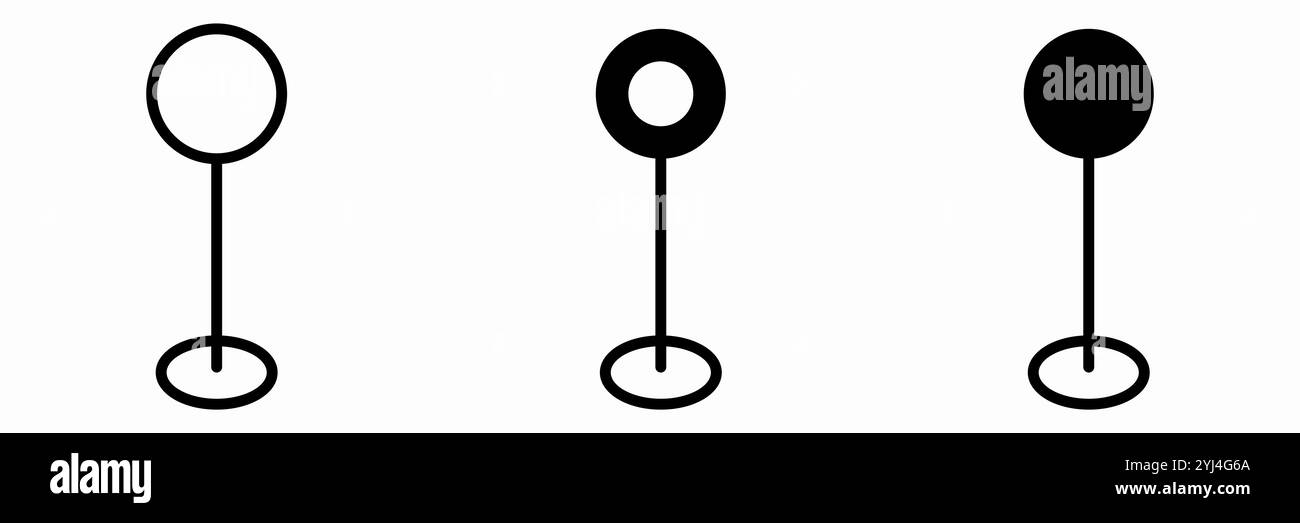 Ensemble d'icônes d'épingles de localisation. Marqueur GPS. Illustration vectorielle Illustration de Vecteur