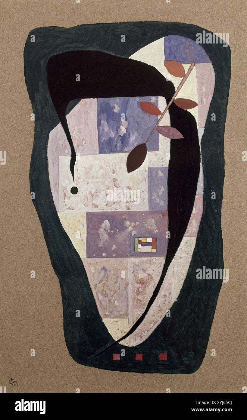 PINTURA 1937. Auteur : VASILY KANDINSKY (1866/1944). Lieu : EXPOSICION. MADRID. ESPAGNE. Banque D'Images