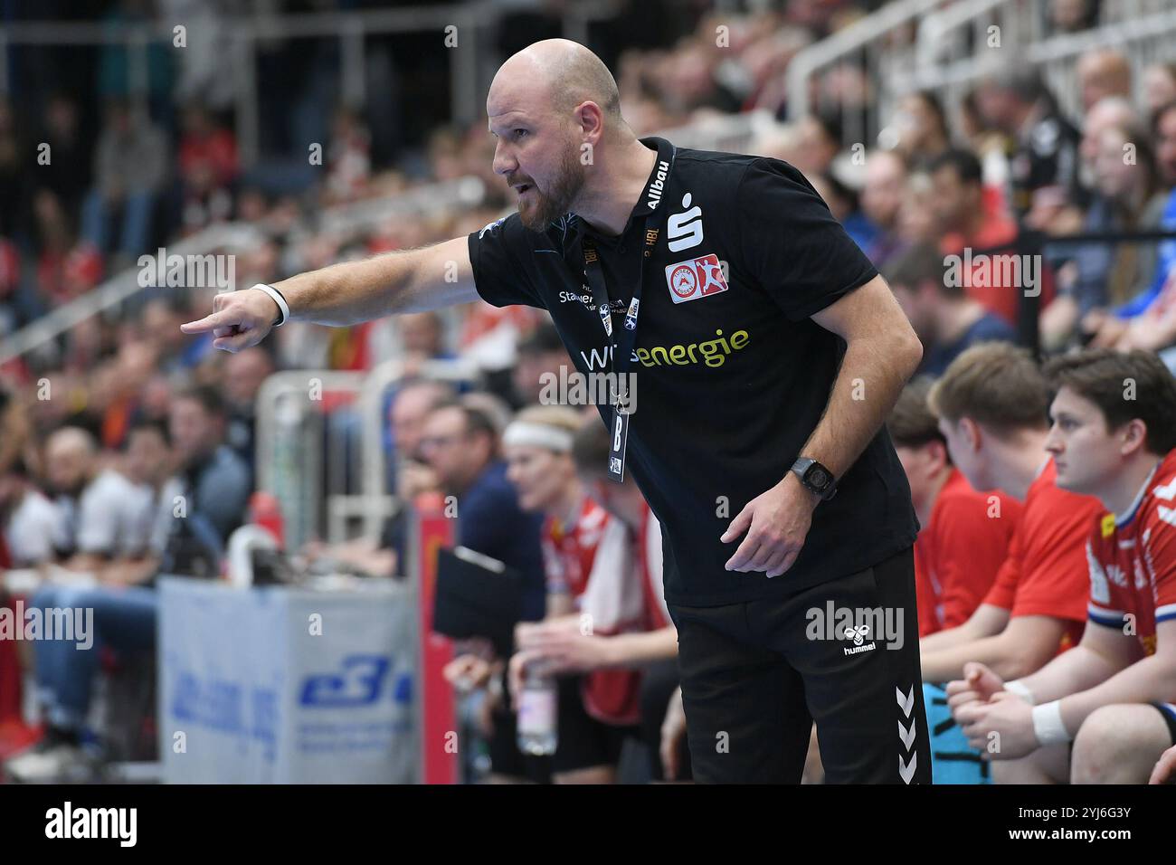 Essen, Allemagne. 13 novembre 2024. Handball DHB-Pokal Maenner Achtelfinale TuSEM Essen - MT Melsungen AM 13.11.2024 im Sportpark am Hallo in Essen Daniel Haase ( formateur/Cheftrainer Essen ) Foto : Revierfoto crédit : ddp media GmbH/Alamy Live News Banque D'Images