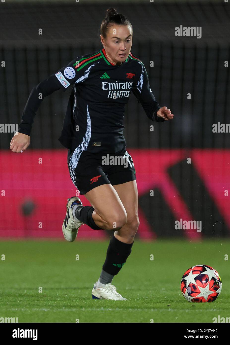 Biella, Italie. 12 novembre 2024. Caitlin Foord d'Arsenal lors du match de l'UEFA Womens Champions League au Stadio Vittorio Pozzo, Biella. Le crédit photo devrait se lire : Jonathan Moscrop/Sportimage crédit : Sportimage Ltd/Alamy Live News Banque D'Images