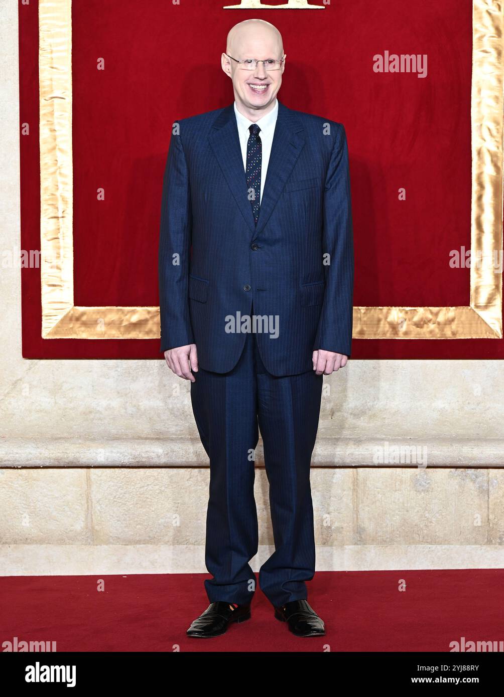 LONDRES, ROYAUME-UNI. 11 novembre 2024. Matt Lucas assiste à 'Gladiator II' The Royal film performance et à la première mondiale à ODEON luxe, Leicester Square à Londres, au Royaume-Uni. (Photo de 李世惠/Voir Li/Picture Capital) crédit : Voir Li/Picture Capital/Alamy Live News Banque D'Images