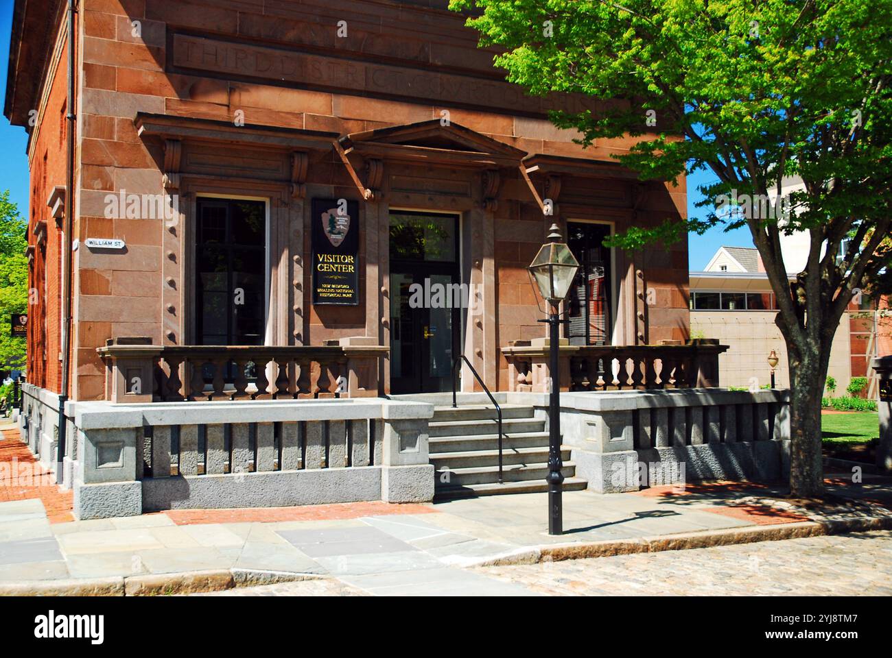 Le Visitors Center de New Bedford, Massachusetts, occupe un bâtiment historique Banque D'Images