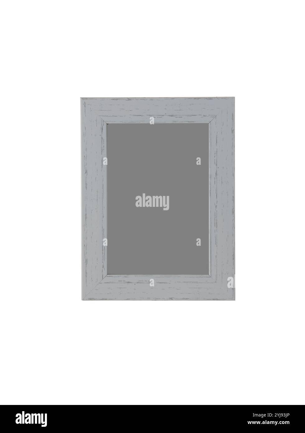 Cadre photo sur fond blanc Banque D'Images