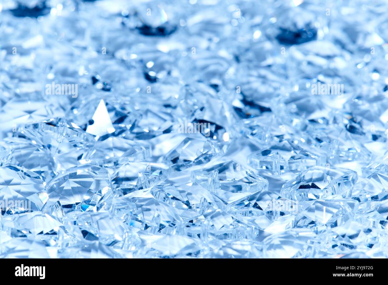 Pose de perles de cristal Banque D'Images