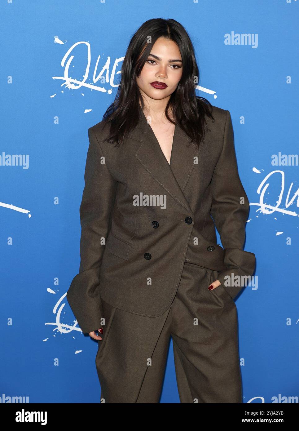 Los Angeles, États-Unis. 13 novembre 2024. Ariana Greenblatt arrive à la première de QUEER à Los Angeles qui se tient au DGA Theater à Los Angeles, CA le mercredi 13 novembre 2024. (Photo de Juan Pablo Rico/Sipa USA) crédit : Sipa USA/Alamy Live News Banque D'Images