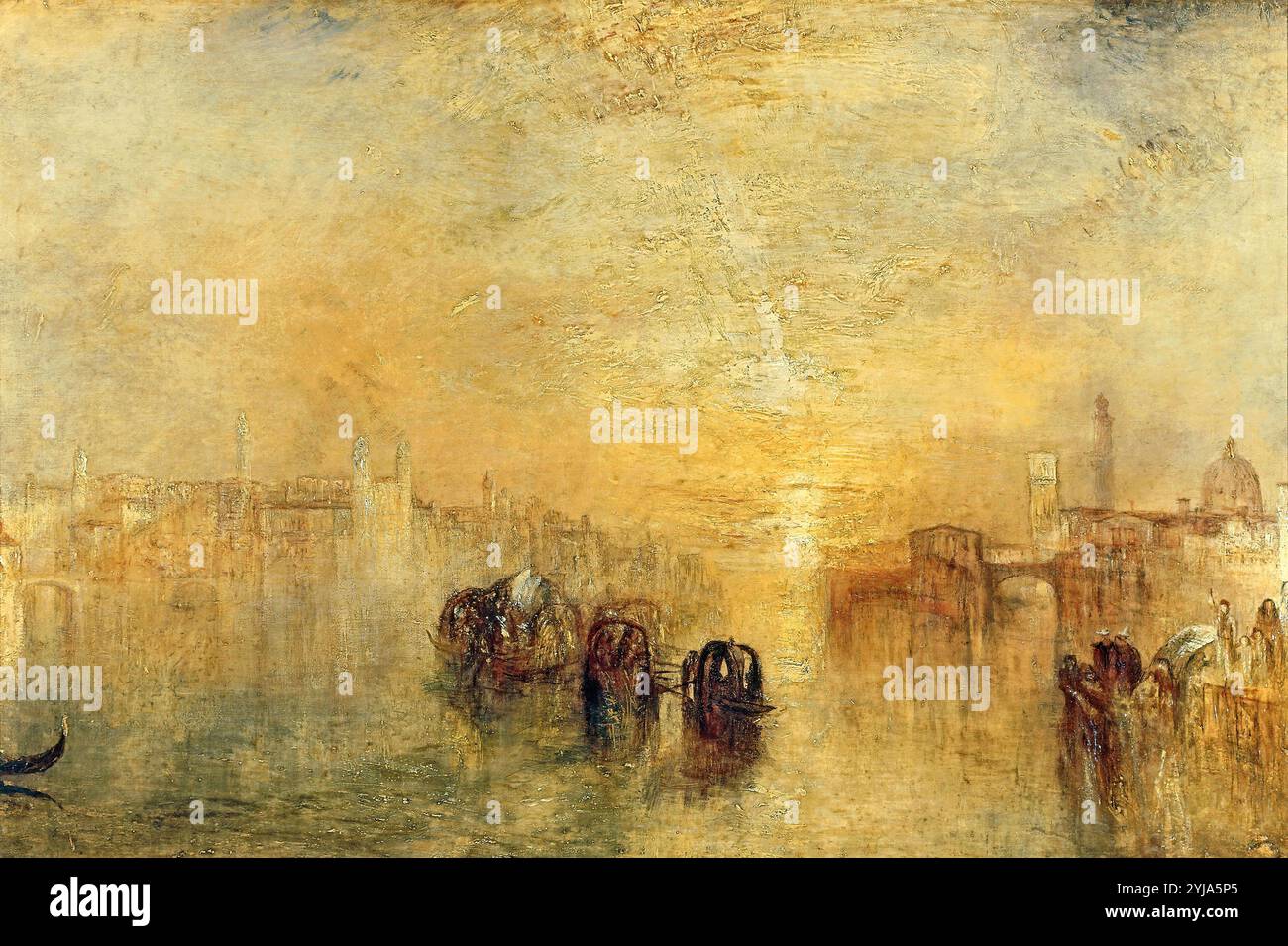 Joseph Mallord William Turner / 'Going to the Ball (San Martino)', 1846, huile sur toile, 61,6 x 92,4 cm. Musée : The Tate Gallery, BERLIN, Royaume-Uni. Banque D'Images