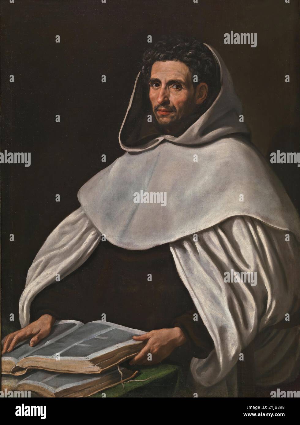 Luis Tristán / 'Portrait d'une carmélite', vers 1620, École espagnole, huile sur toile, 110 cm x 84 cm, P05206. MUSÉE : MUSEO DEL PRADO, MADRID, ESPAGNE. Banque D'Images