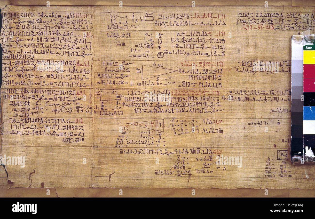Rhind mathematical papyrus Banque de photographies et d’images à haute ...
