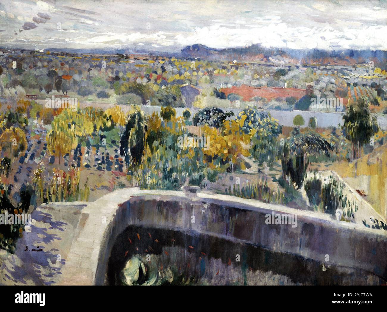 La bossa nova. MUSÉE : MUSEO DE ARTE MODERNO BARCELONA ESPAÑA. AUTEUR : JOAQUÍN MIR Y TRINXET. Banque D'Images