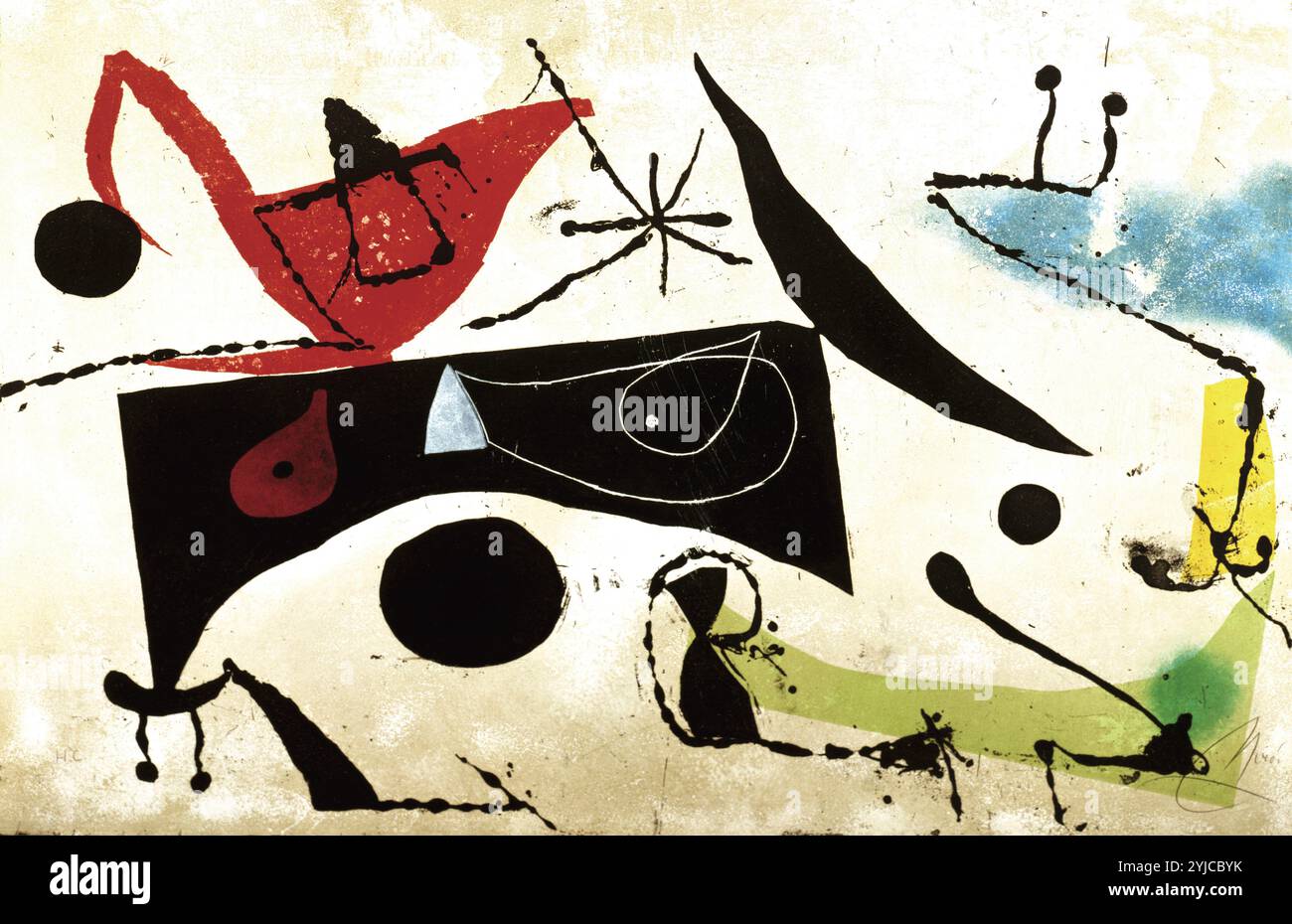 Musée Els Gossos I. : Coleccion PARTICULIER. AUTEUR : JOAN MIRO Y FERRA. Banque D'Images