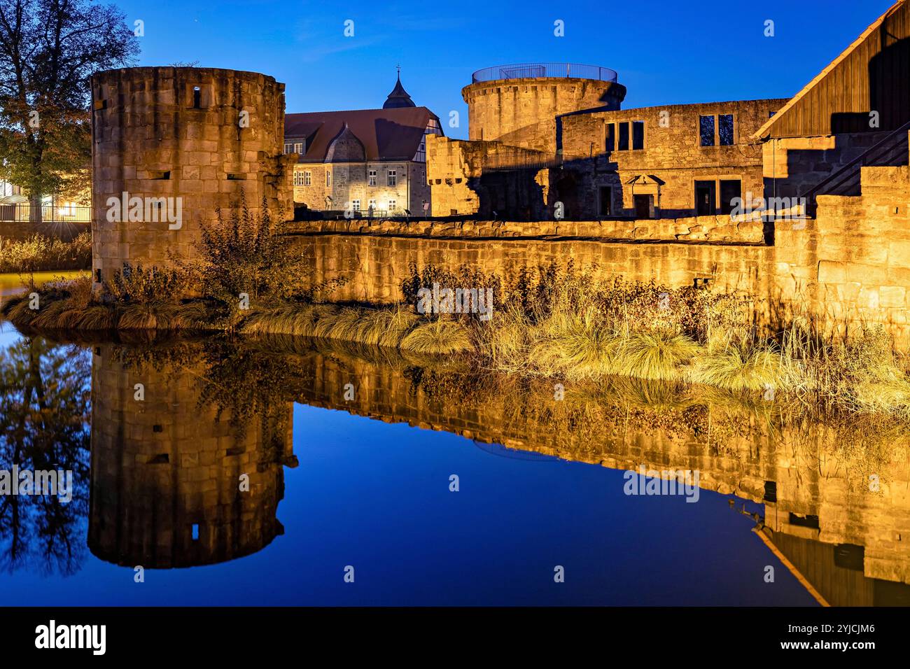 Le château ruine de Friedewald en Hesse Banque D'Images