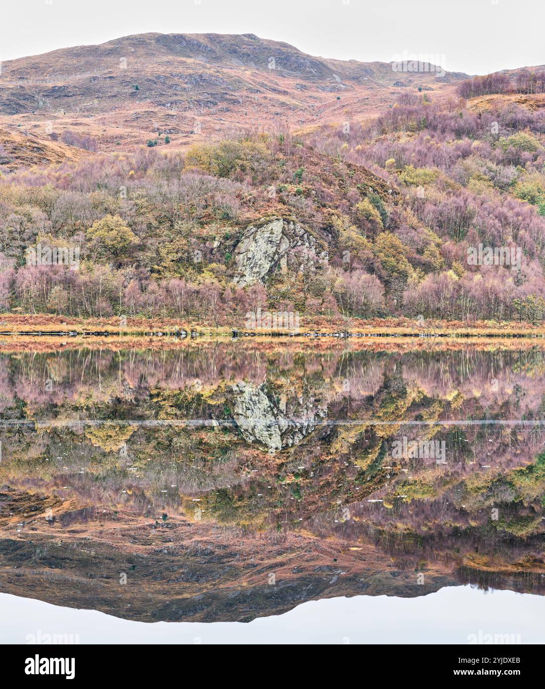 Llyndy ISAF à côté du lac Dinas, Snowdonia, pays de Galles. Banque D'Images