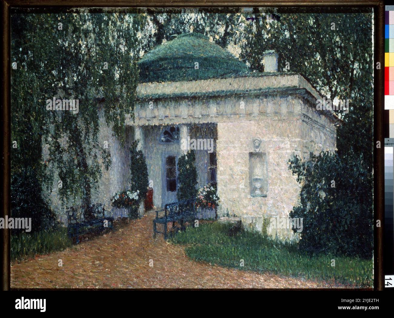 Pavillon de jardin à Kuzminki. Musée : State A. Radishchev Art Museum, Saratov. Auteur : Igor Emmanuilovich Grabar. Copyright : cette œuvre n'est pas dans le domaine public. Il est de votre responsabilité d'obtenir toutes les autorisations de tiers nécessaires auprès du gestionnaire de droits d'auteur dans votre pays avant la publication. Banque D'Images