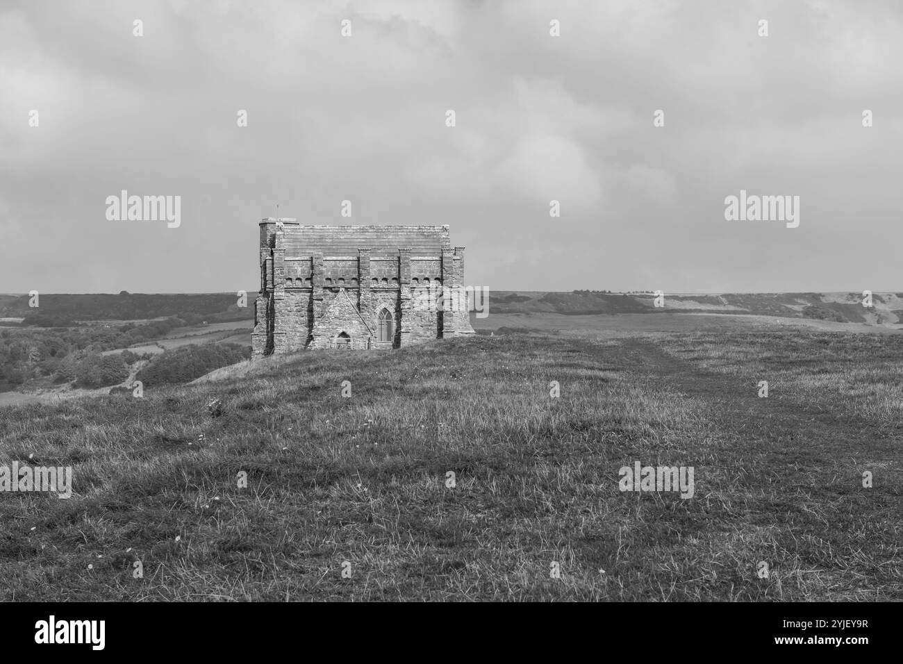 Chapelle St Catherines à Abbotsbury sur la côte jurassique dans le Dorset Banque D'Images