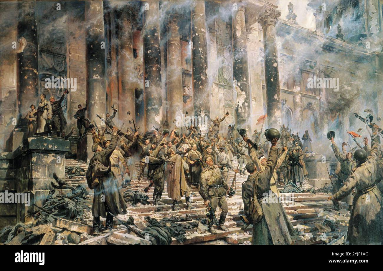 Victoire. Musée : Galerie nationale Tretiakov, Moscou. Auteur : Pyotr Alexandrovich Krivonogov. Copyright : cette œuvre n'est pas dans le domaine public. Il est de votre responsabilité d'obtenir toutes les autorisations de tiers nécessaires auprès du gestionnaire de droits d'auteur dans votre pays avant la publication. Banque D'Images