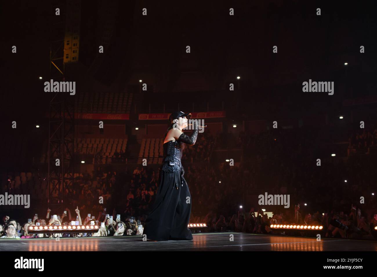 Rome, Italie. 14 novembre 2024. Emma Marrone lors du concert de la tournée « In Da Town » au Palazzo dello Sport le 14 novembre 2024 à Rome - Italie crédit : Live Media Publishing Group/Alamy Live News Banque D'Images