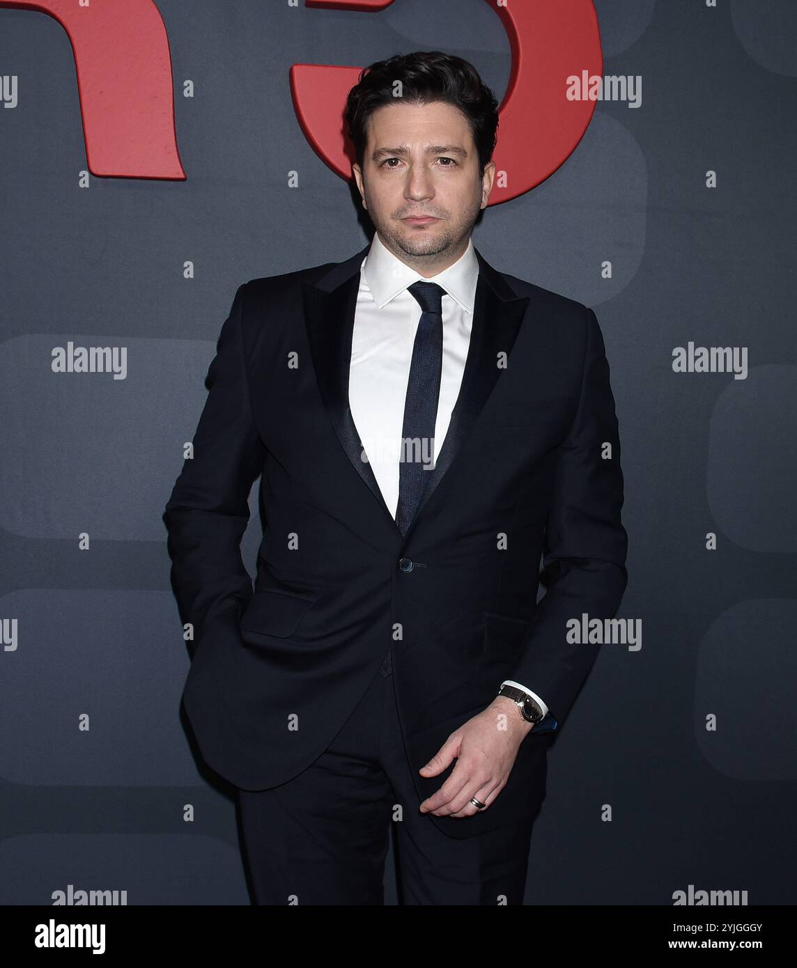 Los Angeles, États-Unis. 14 novembre 2024. John Magaro arrive à la première du « 5 septembre » de Los Angeles qui s’est tenue au Paramount Theater de Los Angeles, CA, le 14 novembre 2024. © Janet Gough/AFF-USA. Crédit COM : AFF/Alamy Live News Banque D'Images