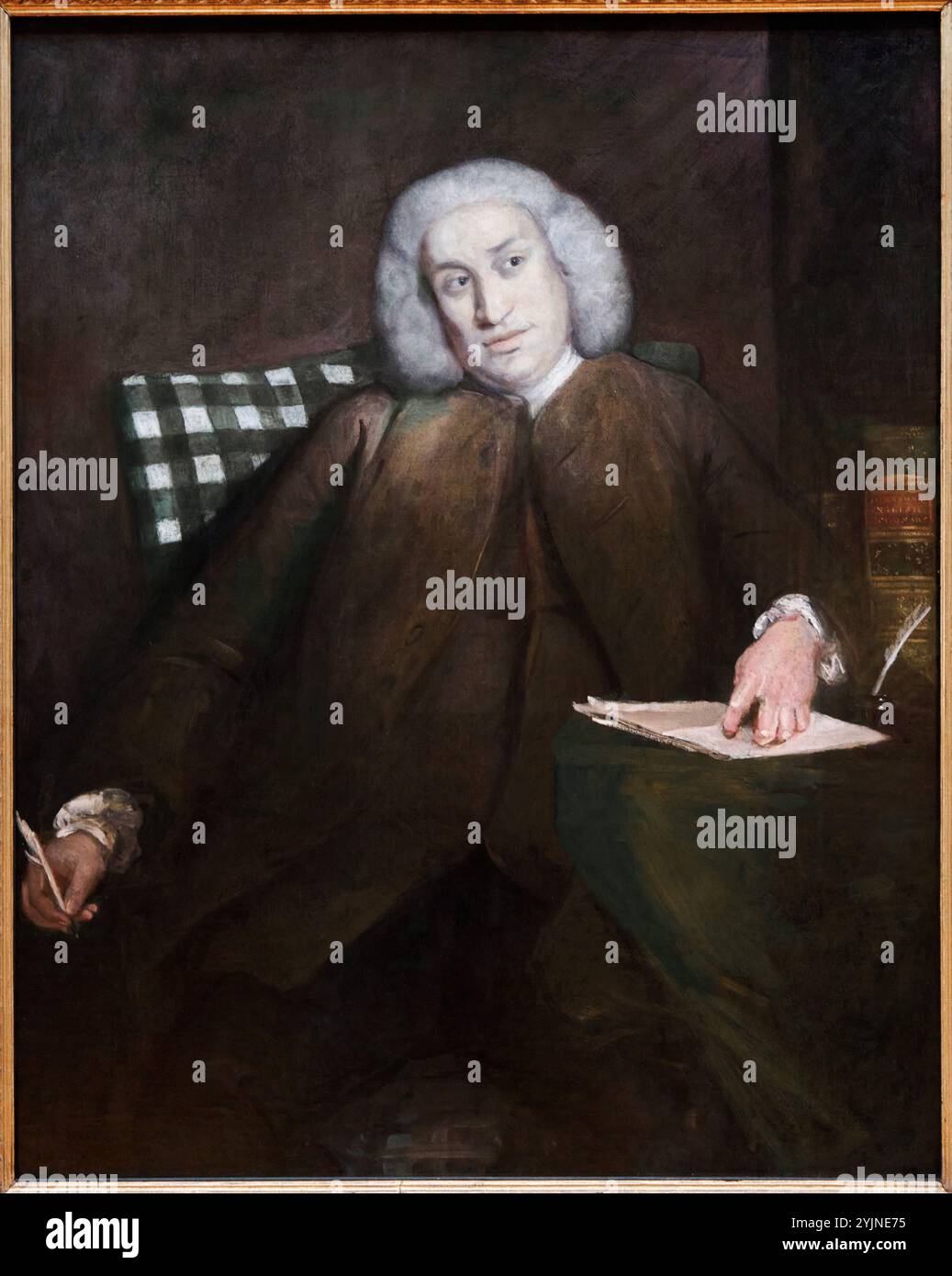 Samuel Johnson, 1709-1784, vers 1756, par Sir Joshua Reynolds, National Portrait Gallery, Londres, Royaume-Uni. Banque D'Images