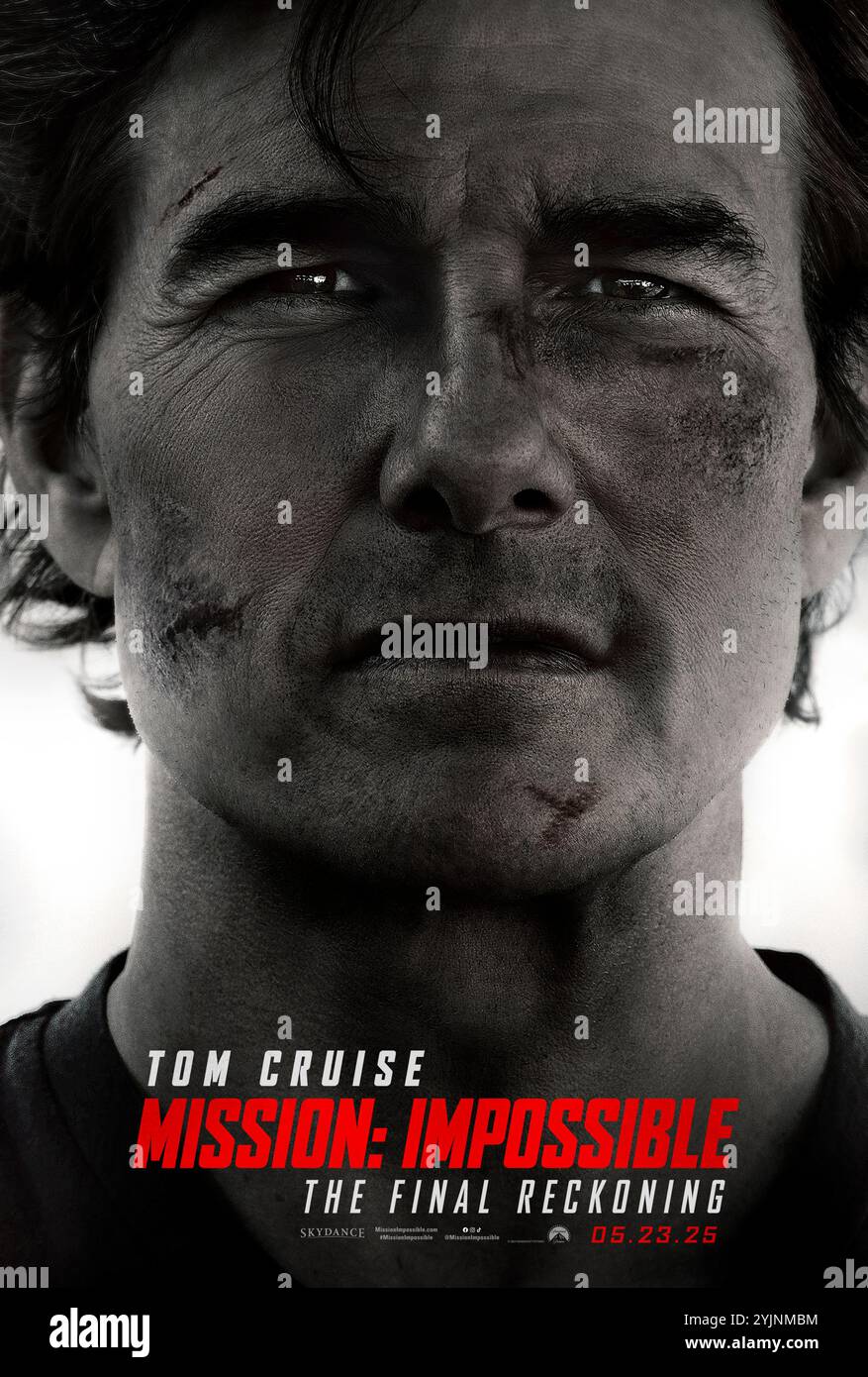 Mission : impossible - The final Reckoning (2025) réalisé par Christopher McQuarrie et mettant en vedette Tom Cruise. La huitième et peut-être la conclusion de cette franchise d'espionnage bourrée d'action réussie. Affiche US One Sheet ***USAGE ÉDITORIAL SEULEMENT. Crédit : BFA / Paramount Pictures Banque D'Images