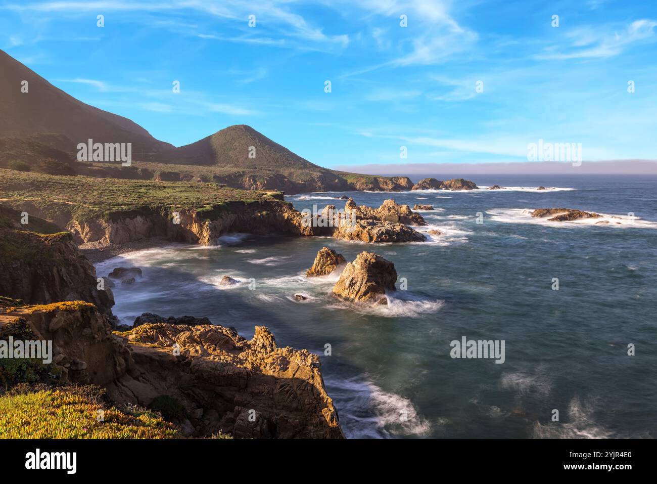 Parc national de Garrapata, côte de Monterey, Californie. Banque D'Images