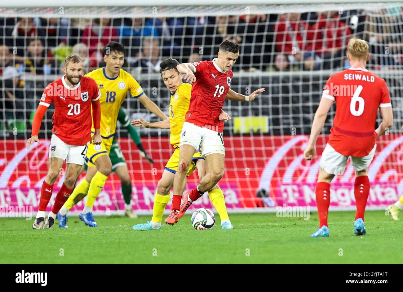 10.10.2024, Linz, AUT, Österreich-Kachastan, UEFA Nations Leaguede, im Bild Christoph Baumgartner, AUT, *** 10 10 2024, Linz, AUT, Autriche Kachastan, UEFA Nations Leaguede, sur l'image Christoph Baumgartner, AUT , Banque D'Images