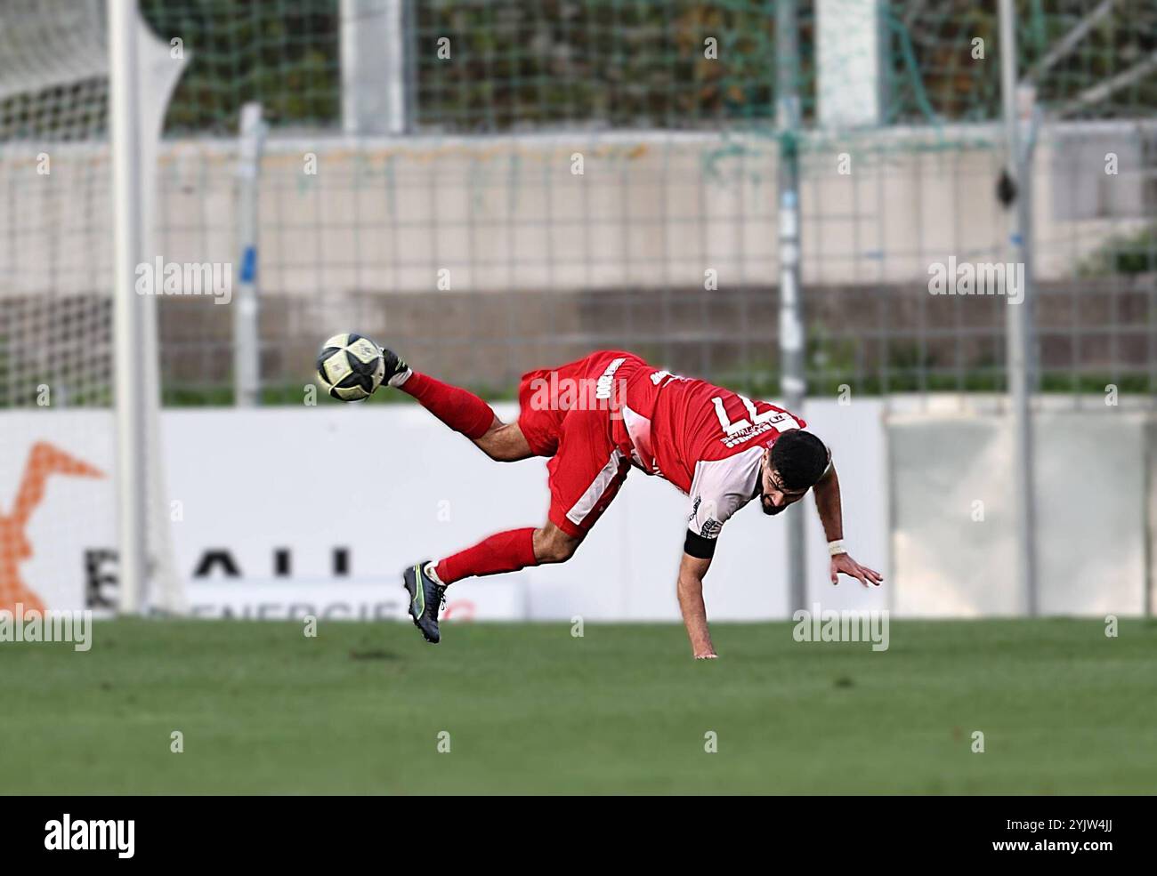 12.10.2024, Steyr, AUT, Unterwegs in Oberösterreich, SK Vorwärts Steyr - FC Hertha Wels, Oberösterreichischer Fußballverband, Regionalliga Mitte, 11. Runde, im Bild Spielszene, Michael Martic, Steyr, *** 12 10 2024, Steyr, AUT, sur la route en haute-Autriche, SK Vorwärts Steyr FC Hertha Wels, haute-Autriche Football Association, Regionalliga Mitte, 11 round, en photo scène de match, Michael Martic, Steyr , Banque D'Images