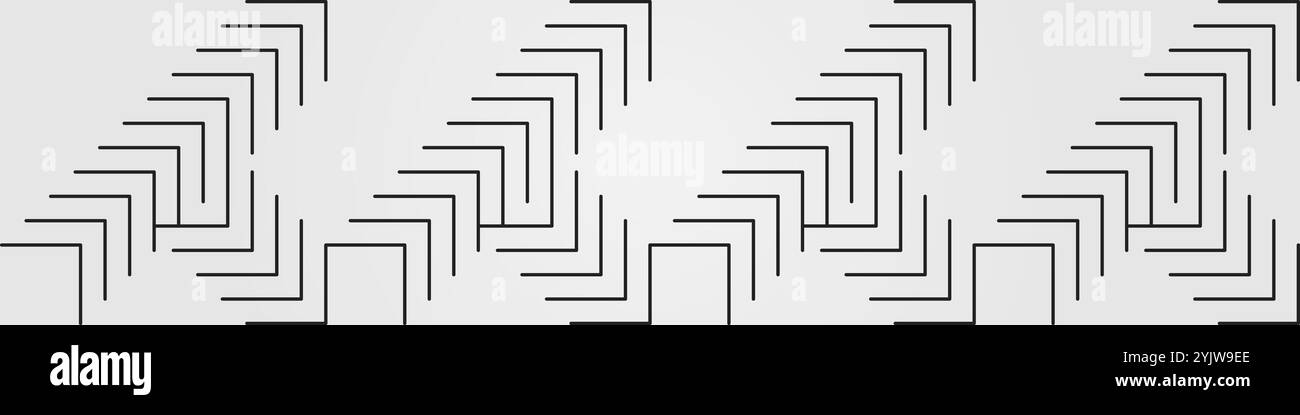 Fond abstrait avec des lignes de flèches. Vecteur de lignes nettes. Arrière-plan géométrique linéaire. Illustration vectorielle. Illustration de Vecteur