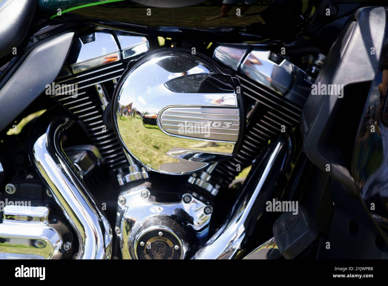 Harley davidson legendary motorcycle Banque de photographies et d ...