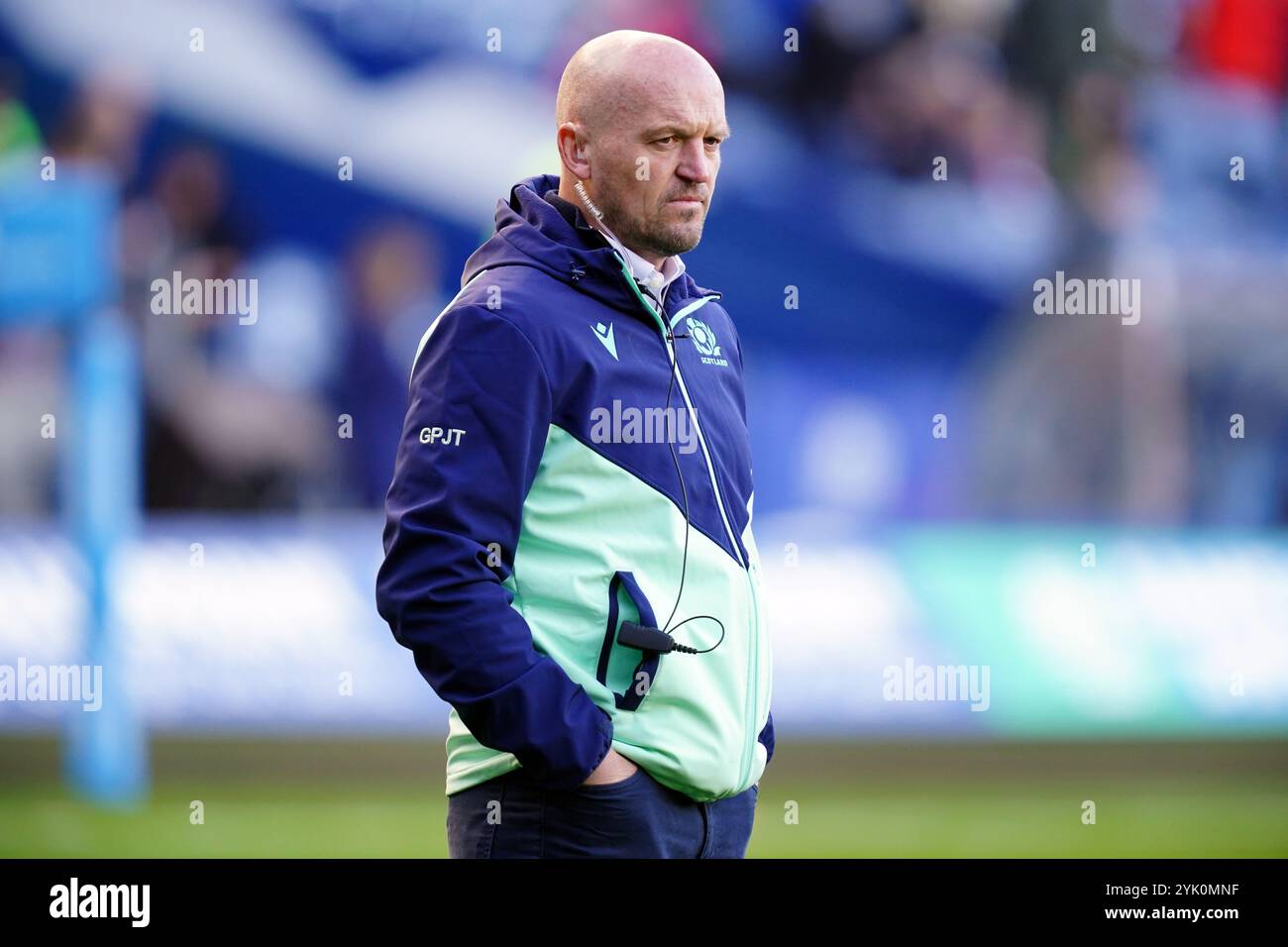 L'entraîneur-chef de l'Écosse Gregor Townsend est en avance sur le match international d'automne au Scottish Gas Murrayfield Stadium, à Édimbourg. Date de la photo : samedi 16 novembre 2024. Banque D'Images