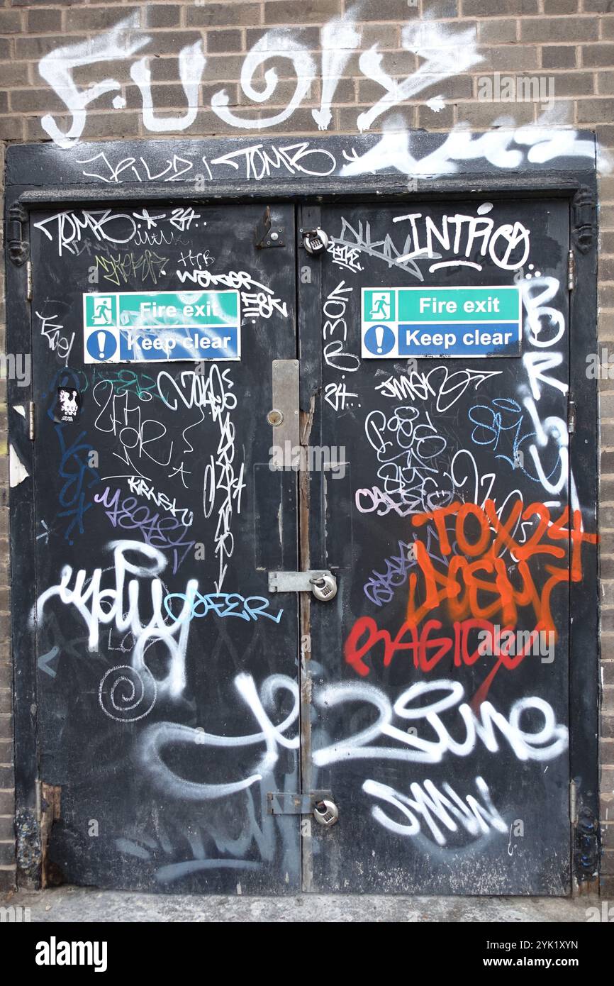 Graffiti, Brighton Banque D'Images