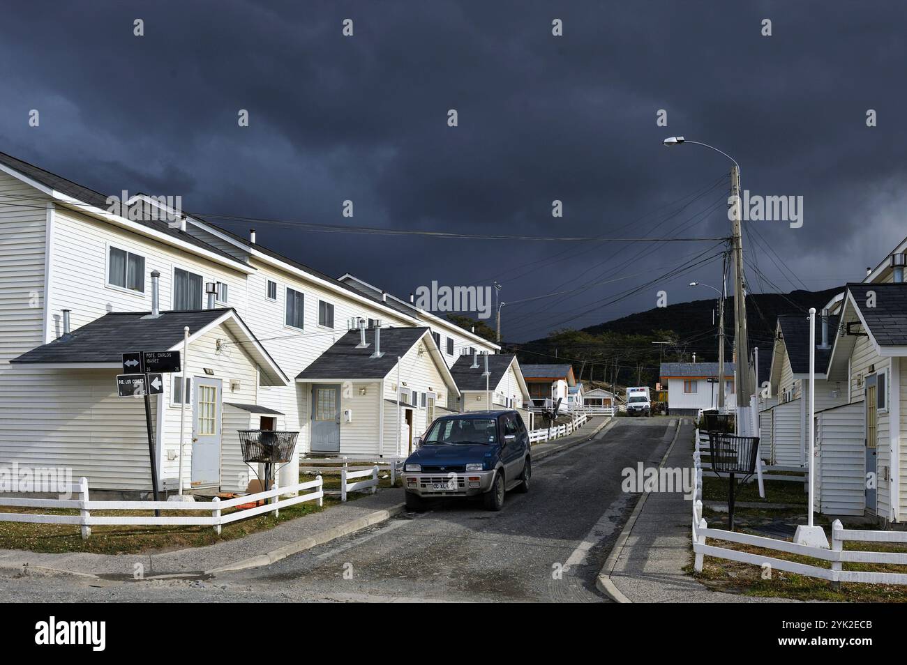 Puerto Williams, île Navarino, Terre de feu, Antarctique, Chili, Amérique du Sud Banque D'Images