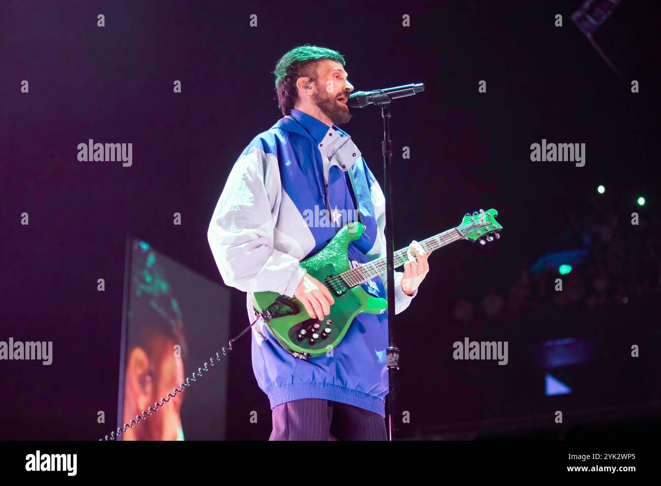 Manchester, Angleterre, 16 novembre 2024. Kasabian se produit au Co-op Live à Manchester lors de leur tournée Happenings UK Tour. Crédit : Izzy Clayton/Alamy Live News Banque D'Images