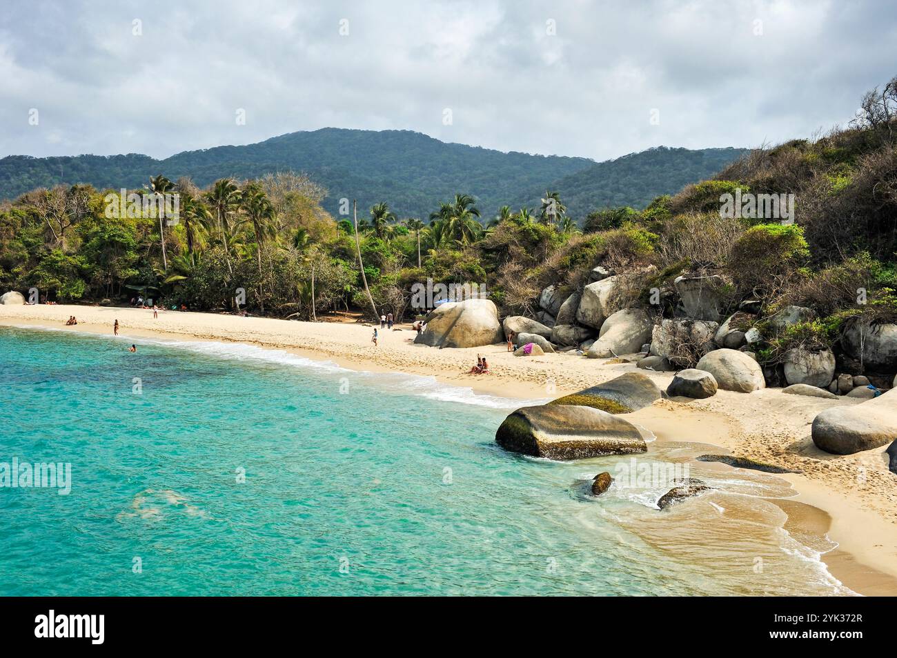 Plages d'Arrecifes, Parc naturel national de Tayrona, Département de Magdalena, région des Caraïbes, Colombie, Amérique du Sud Banque D'Images