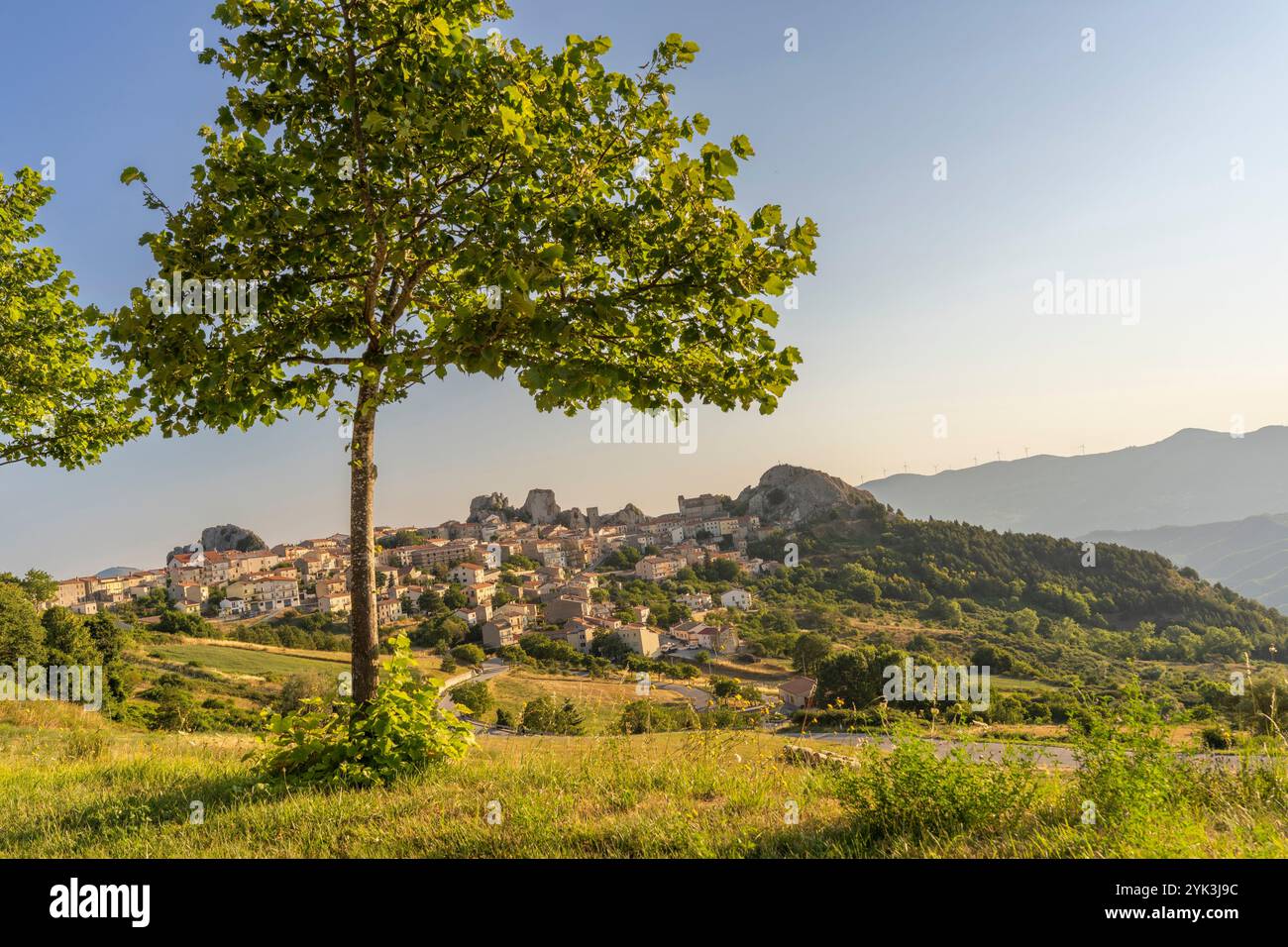Pietrabbondante, Isernia, Molise, Italie Banque D'Images