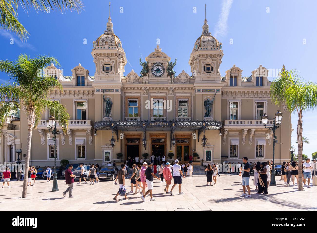 Casino de Monte Carlo, place du Casino, Monte Carlo, Monaco, Sud de la France, Côte d'Azur, Europe Banque D'Images
