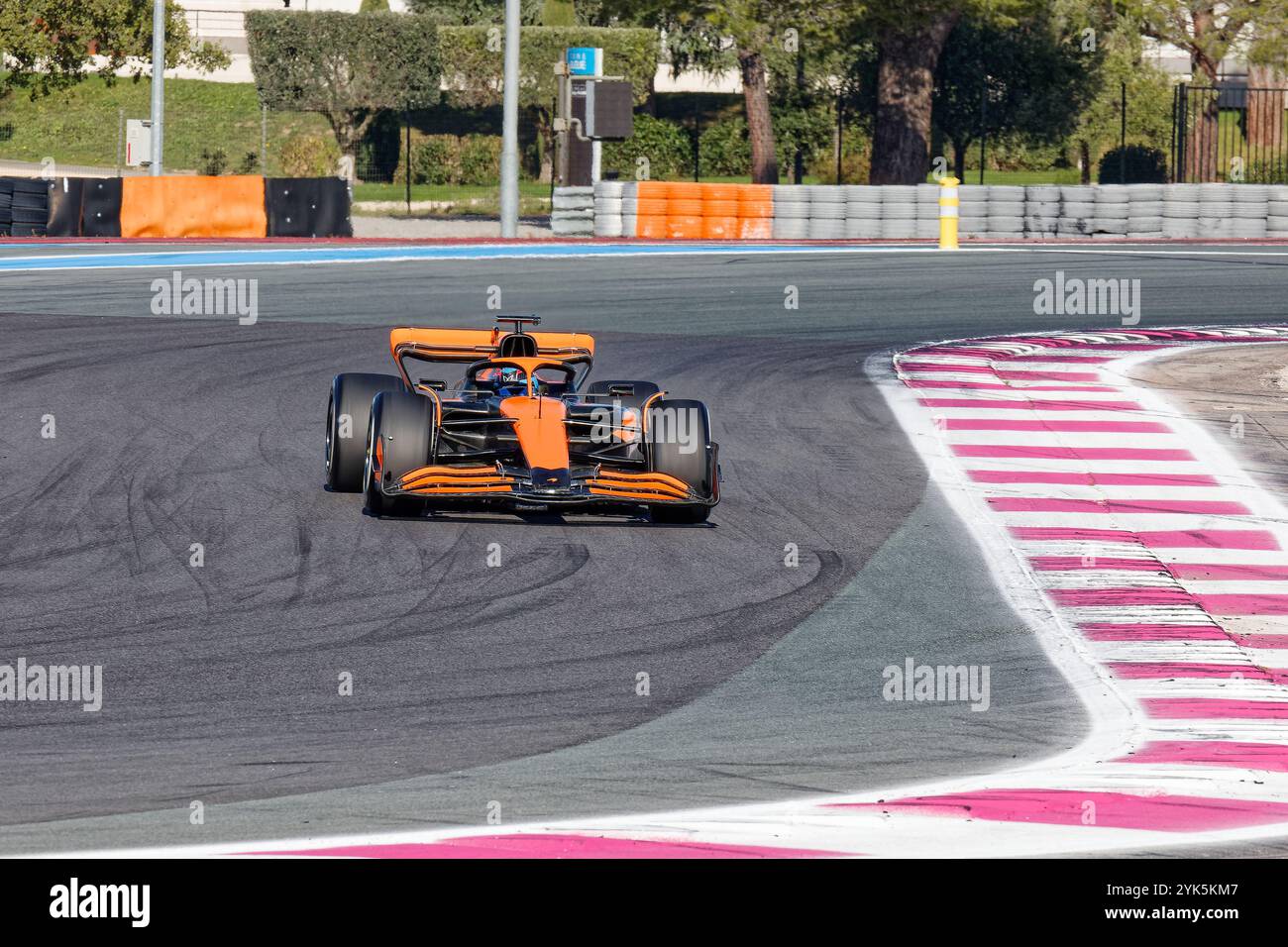 Essai McLaren Nyck de Vries 2024 au Castellet, FRANCE, 17/11/2024 Florent 'MrCrash' B. Banque D'Images