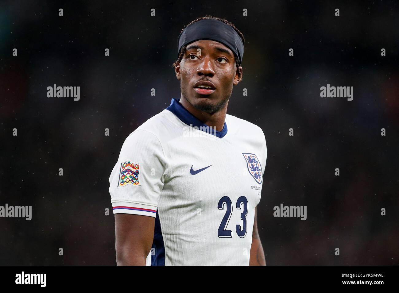 Noni Madueke d'Angleterre lors de l'UEFA Nations League, League B - Group 2 match Angleterre vs République d'Irlande au stade de Wembley, Londres, Royaume-Uni, 17 novembre 2024 (photo par Gareth Evans/News images) Banque D'Images