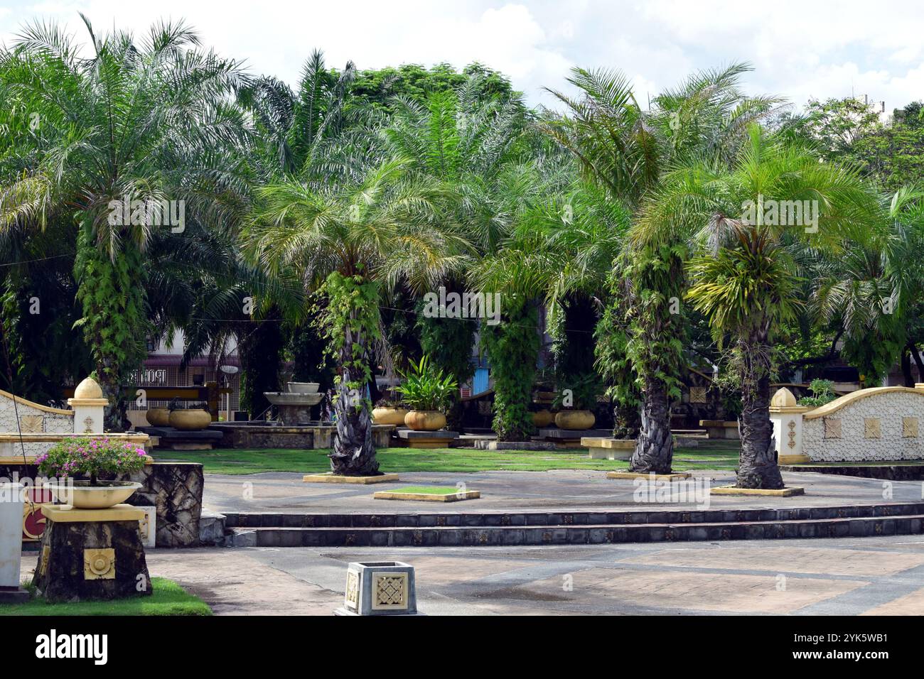 Riverfront Park, Ipoh, Malaisie Banque D'Images
