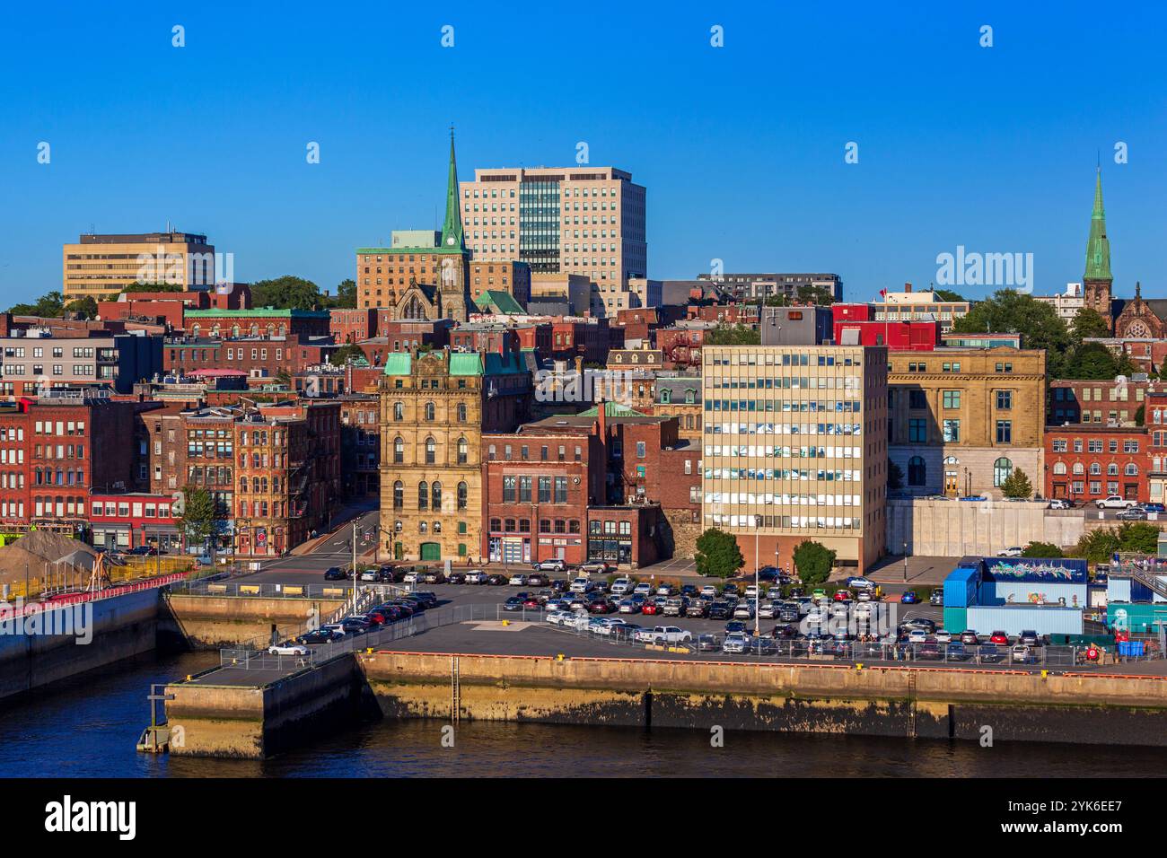 Skyline, Saint John, Nouveau-Brunswick, Canada Banque D'Images