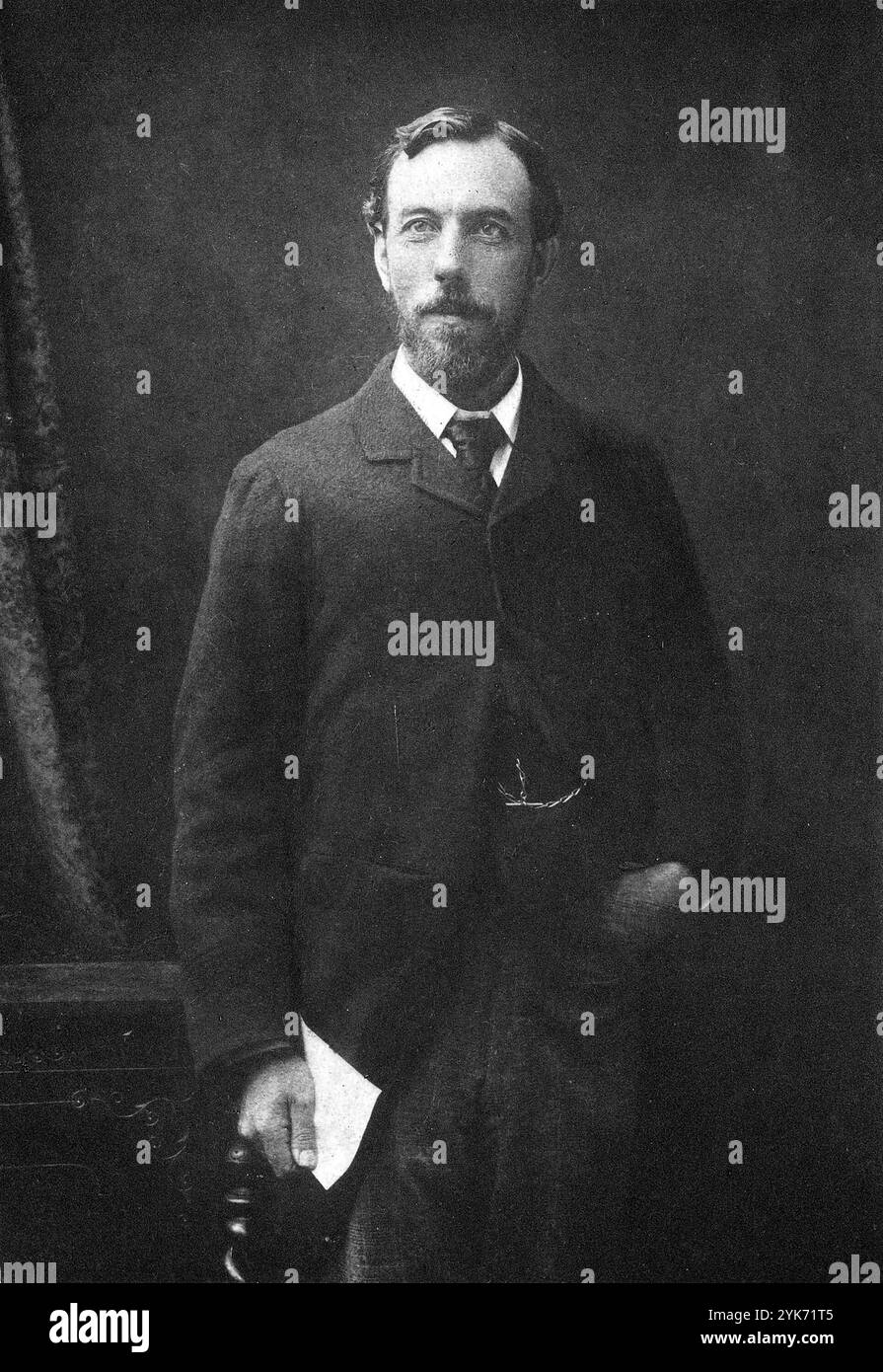 William Ramsay, Sir William Ramsay (1852 – 1916) chimiste écossais Banque D'Images