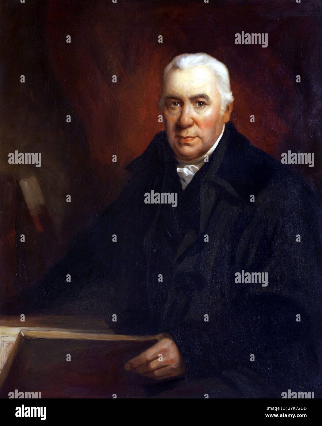 Daniel Rutherford (1749 – 1819) médecin écossais. Tableau de Henry Wright Kerr Banque D'Images