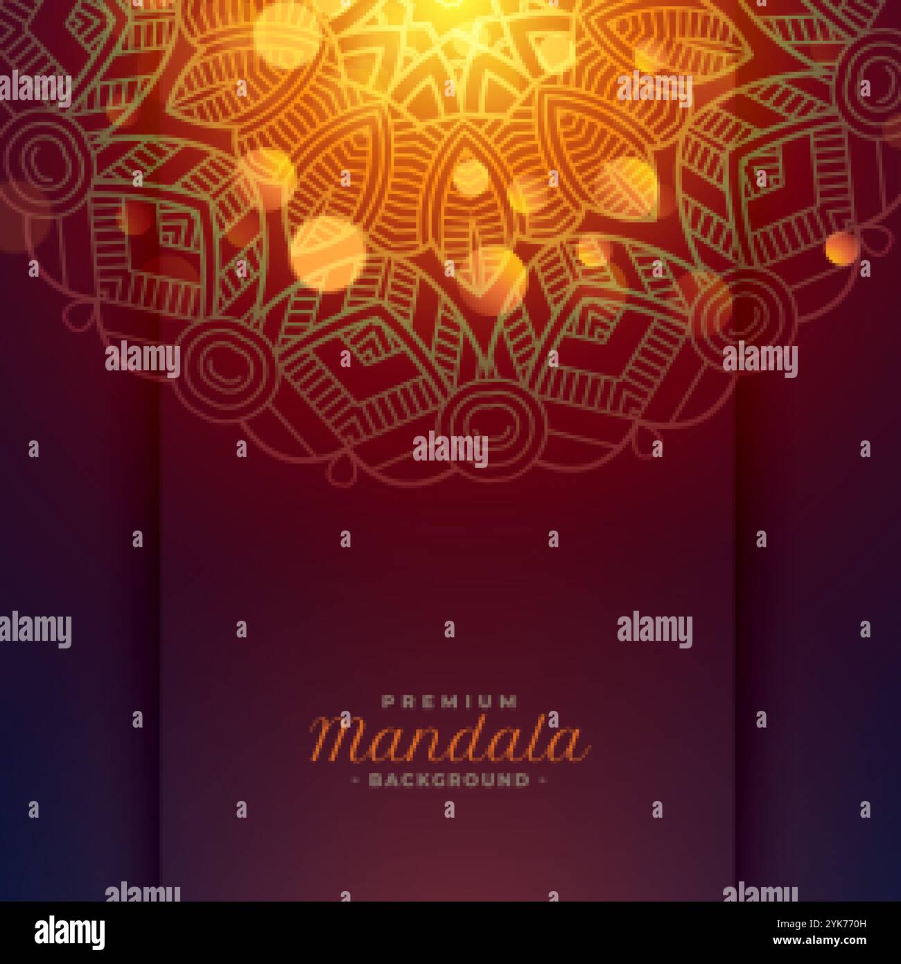 Joli motif de fond art mandala Illustration de Vecteur