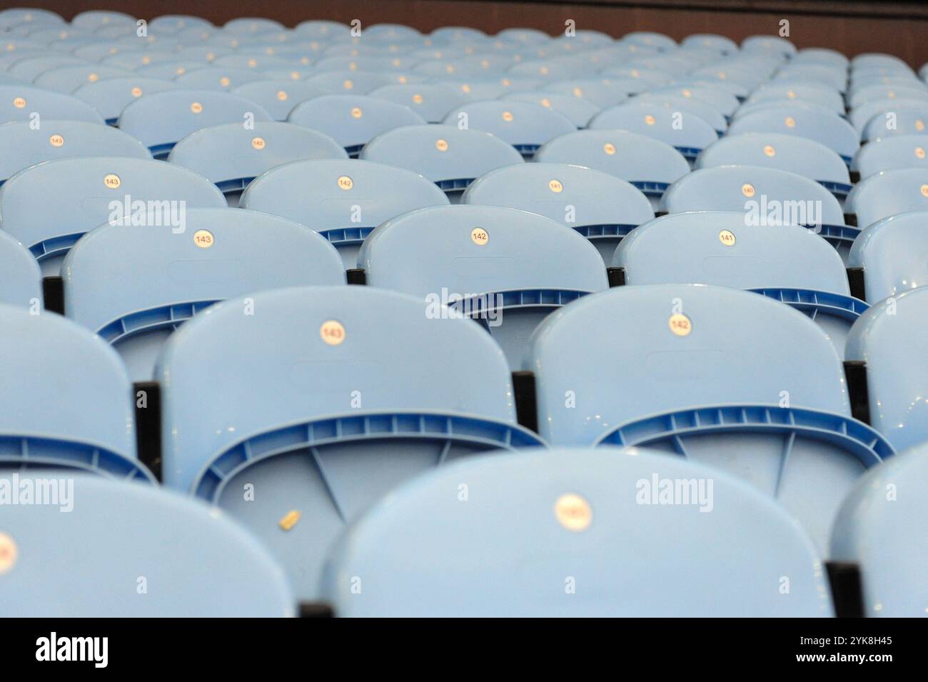 Birmingham, Royaume-Uni. 17 novembre 2024. Sièges vides avant match à Villa Park. Aston Villa v Crystal Palace, WSL, Villa Park, Birmingham. (Sean Walsh/SPP) crédit : photo de presse sportive SPP. /Alamy Live News Banque D'Images