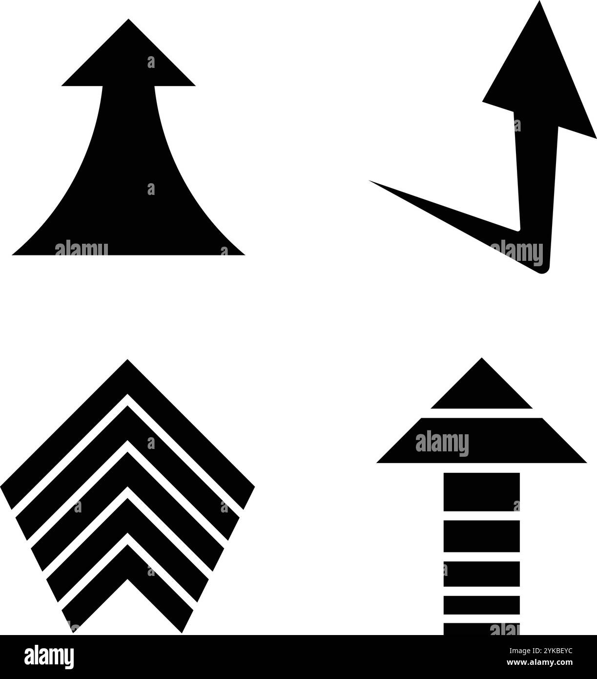 mise à niveau de la conception d'illustration d'icône de logo Illustration de Vecteur