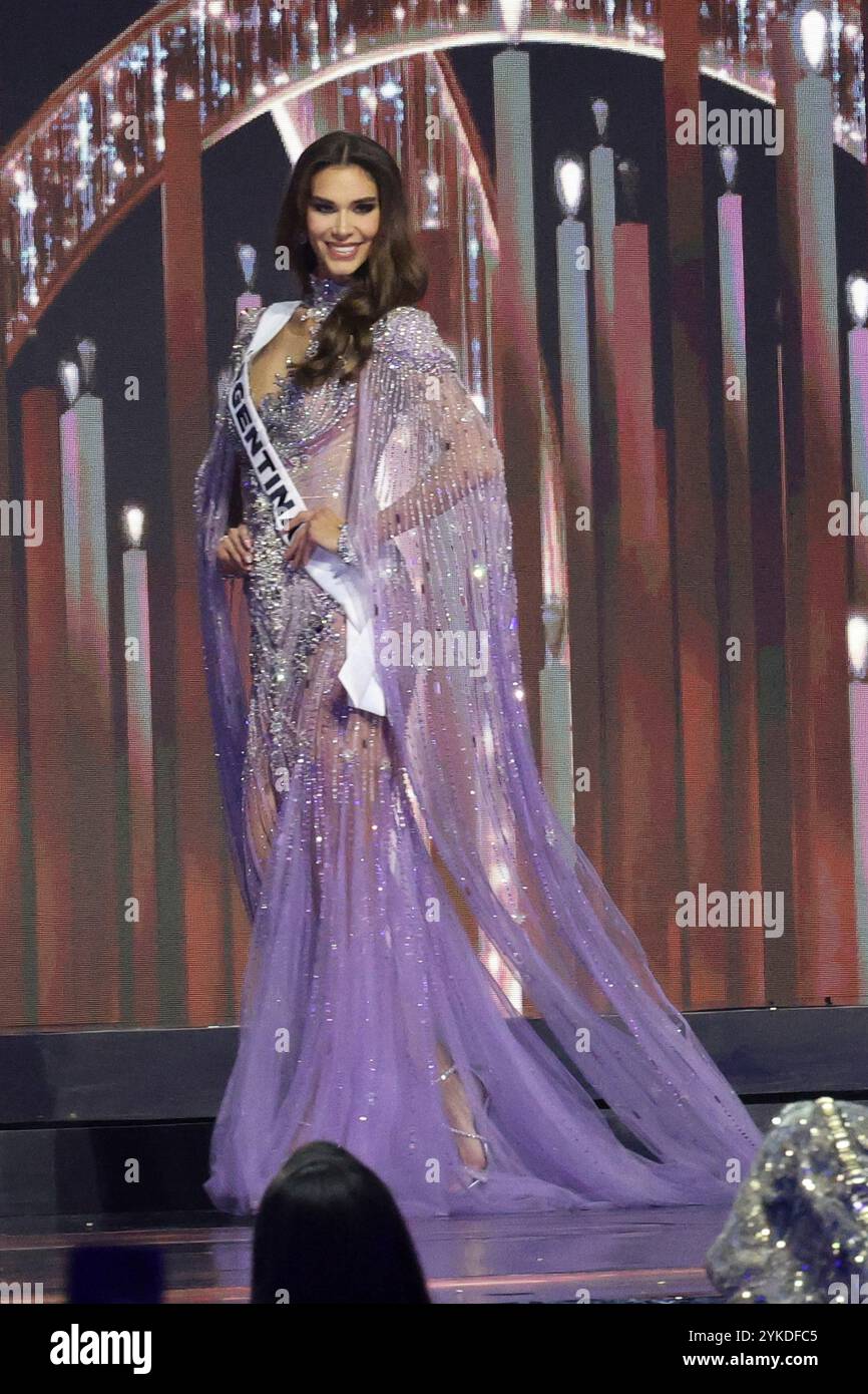 Mexico, Mexique. 16 novembre 2024. Miss Argentine Magali Benejam participe au 73e concours Miss Universe Pageant à Mexico City Arena, Mexique, le 16 novembre 2024. (Photo de Yamak Perea/Eyepix Group) (photo de Eyepix/NurPhoto) crédit : NurPhoto SRL/Alamy Live News Banque D'Images