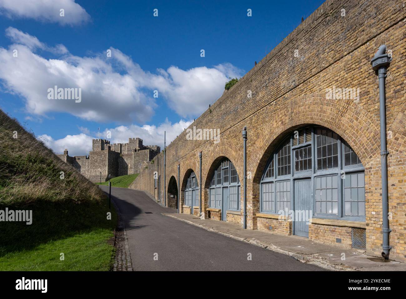 Casemates est et château de Douvres, Douvres, Kent, Royaume-Uni Banque D'Images