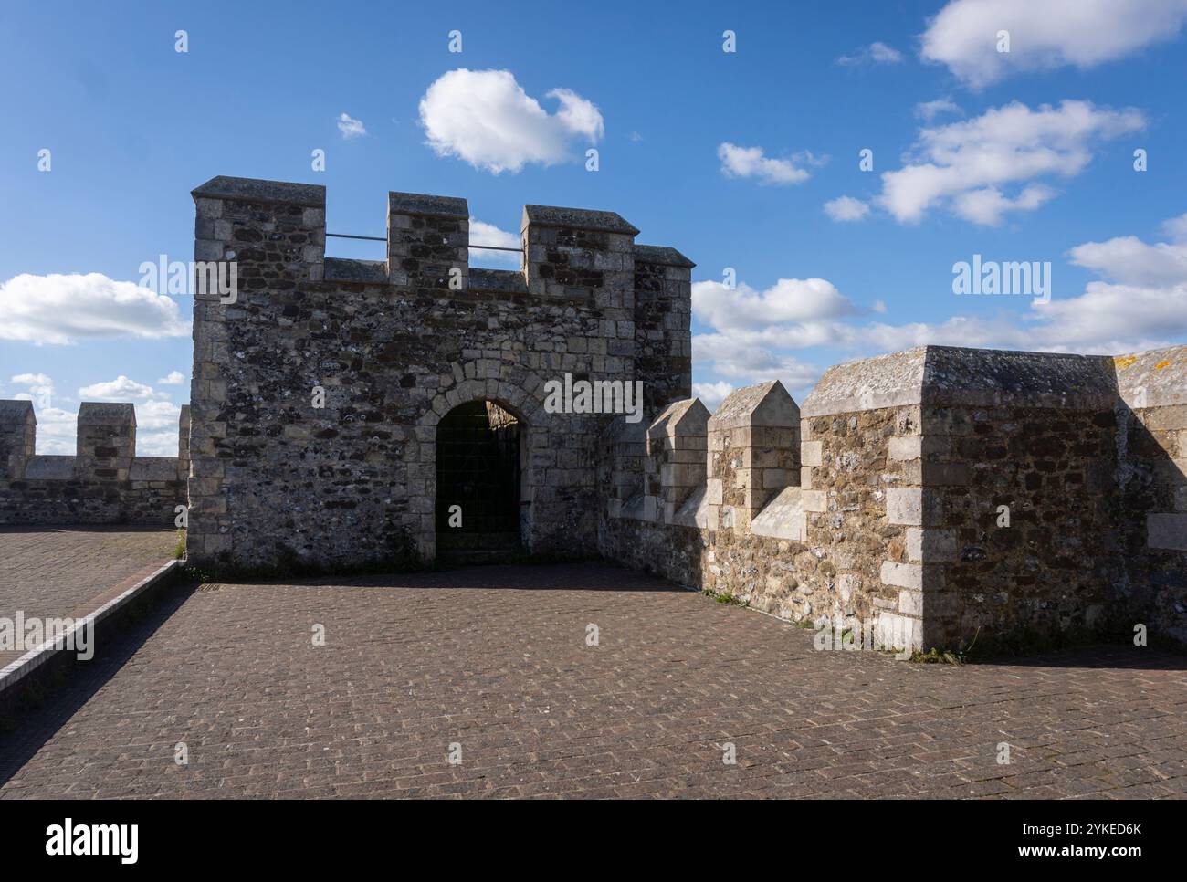 Le donjon du château de Douvres, Douvres, Kent, Royaume-Uni Banque D'Images