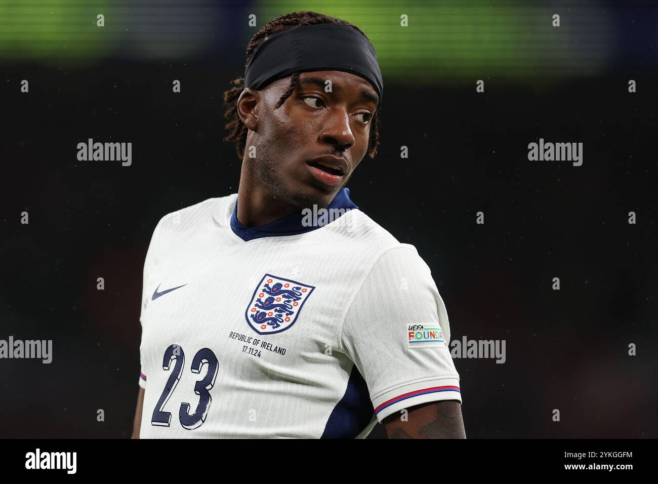 Londres, Royaume-Uni. 17 novembre 2024. Noni Madueke d'Angleterre lors du match de l'UEFA Nations League au stade de Wembley, Londres. Le crédit photo devrait se lire : Paul Terry/Sportimage crédit : Sportimage Ltd/Alamy Live News Banque D'Images