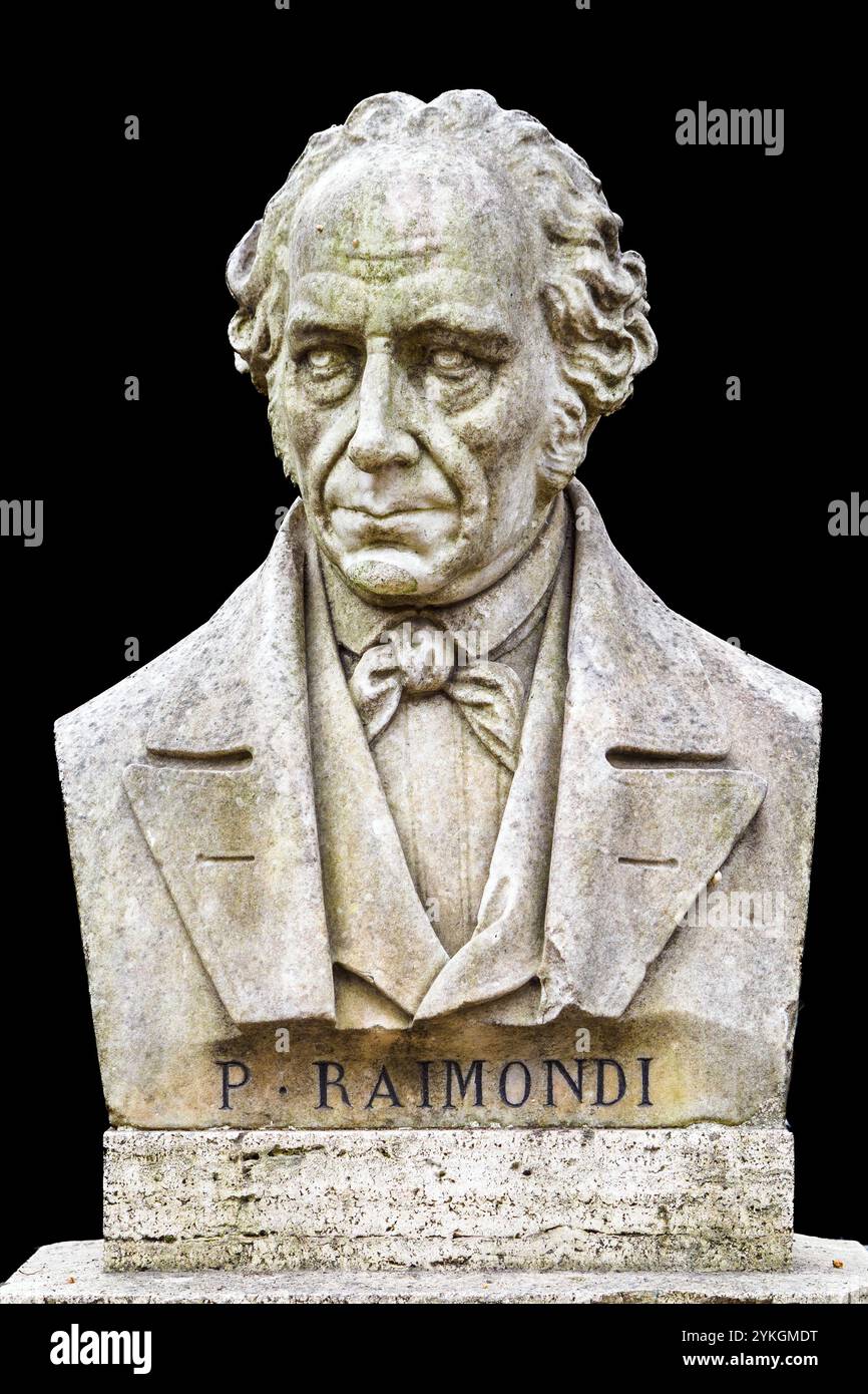 Pietro Raimondi (1786 - 1853) - compositeur italien, transition entre les époques classique et romantique Banque D'Images