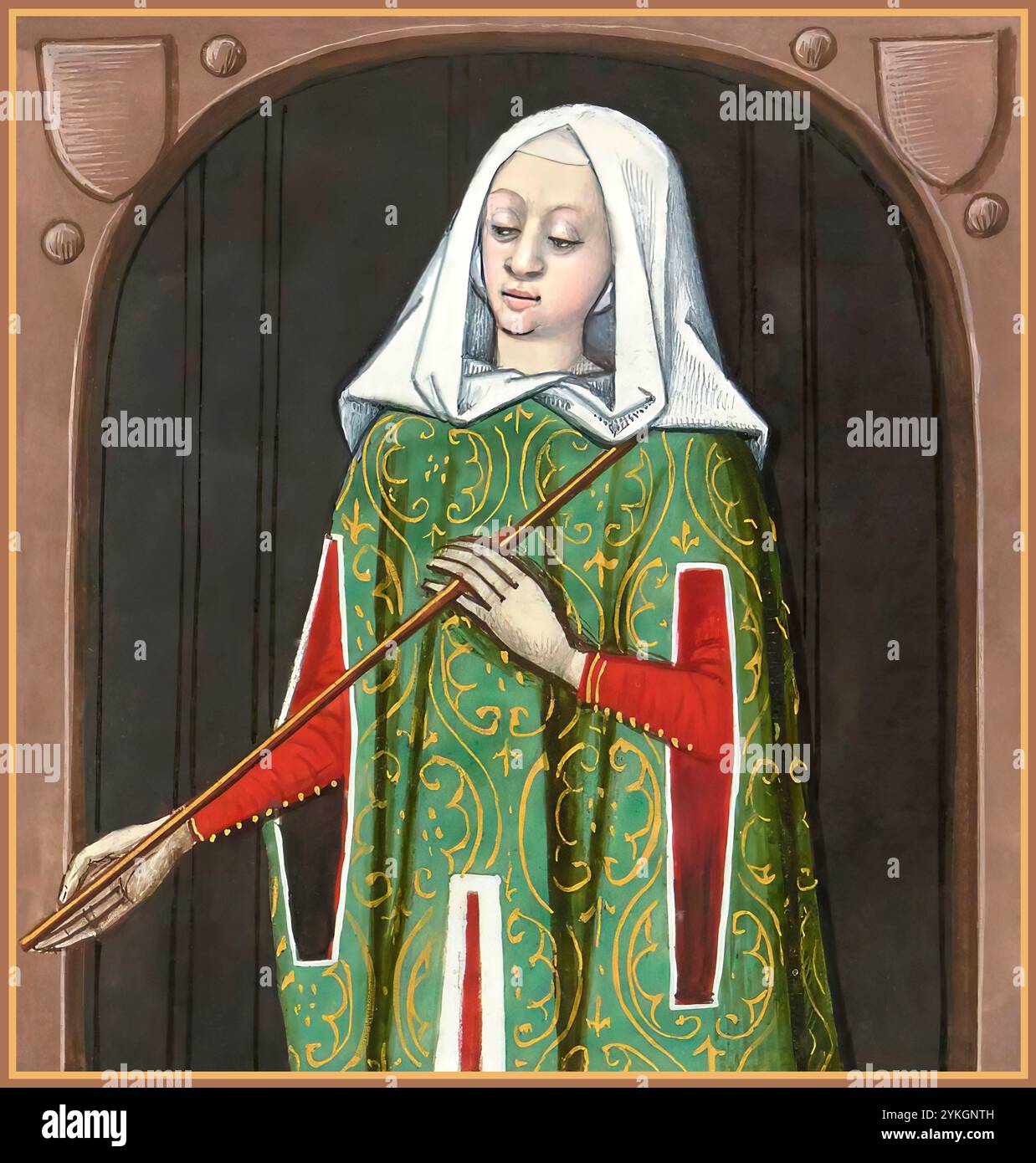 Aemilia Tertia, 163 av. J.-C., épouse de Scipio Africanus, éditée numériquement d'après robinet Testard Banque D'Images